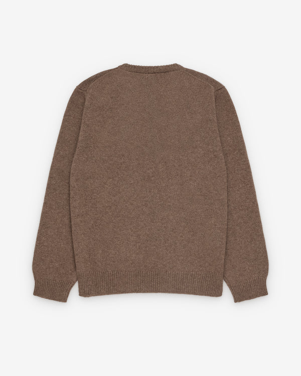 Evan Kinori - Men's Crewneck Sweater - (Light Brown)