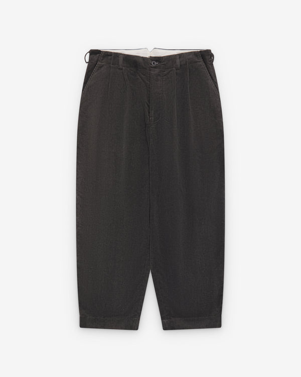 Evan Kinori - Men's Two Pleat Pant - (Charcoal)