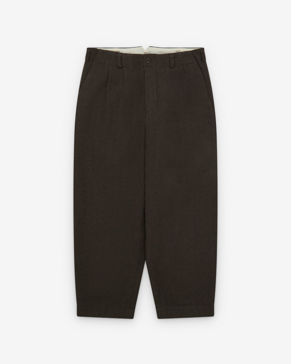 Evan Kinori - Men's Two Pleat Pant - (Dark Olive)