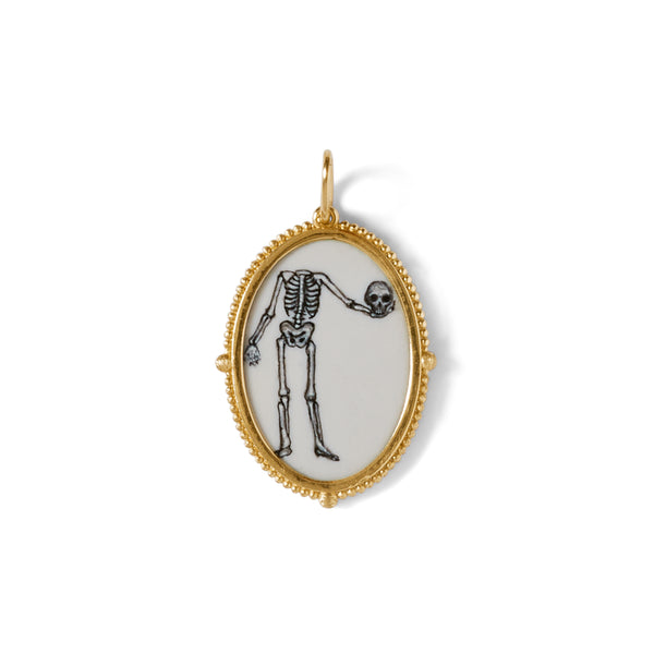 Erica Molinari - Skeleton Pendant - (Yellow Gold)