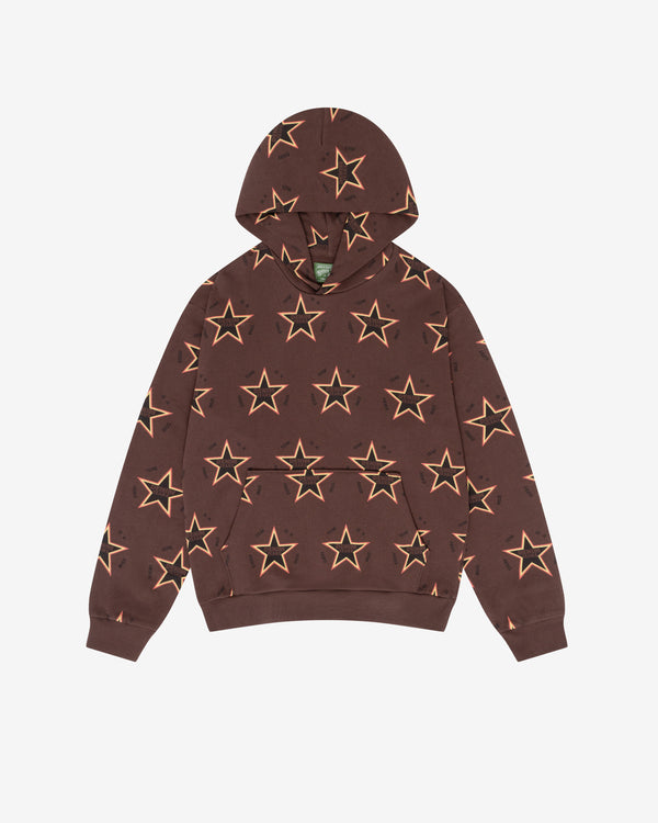 Denim Tears - Men's Every Tear Is A Star All Over Hoodie - (Brown)