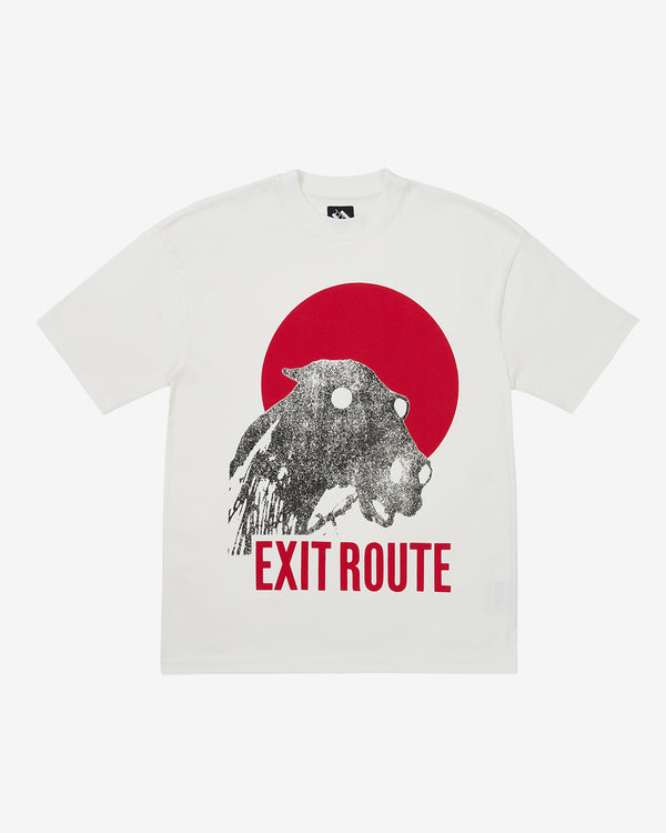 The Trilogy Tapes - Men's Exit Route T-Shirt - (White)