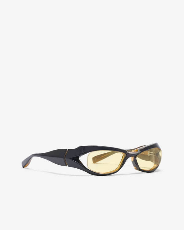 Factory900 - Futuristic Sunglasses - (Black/Yellow)