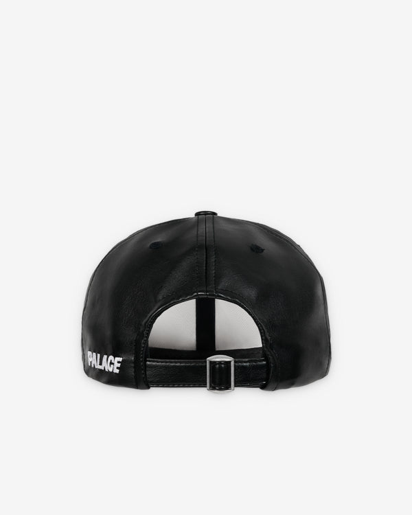 Palace - Men's Faux Leather P 6-Panel - (Black)