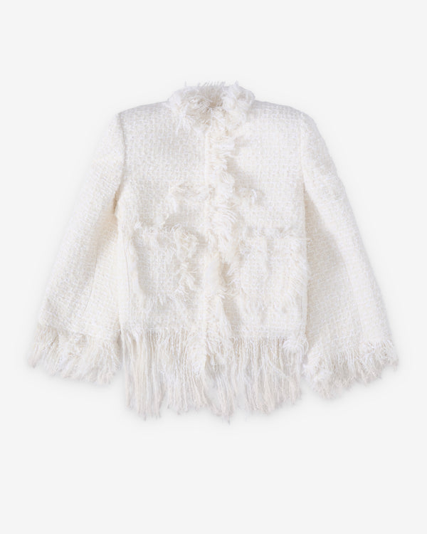Matières Fécales - Women's Mademoiselle Tweed Jacket - (Tofu)
