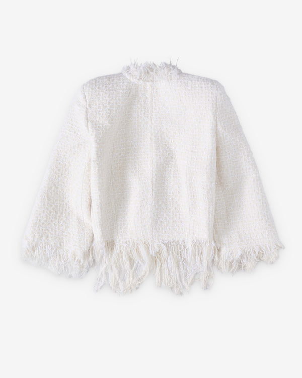Matières Fécales - Women's Mademoiselle Tweed Jacket - (Tofu)