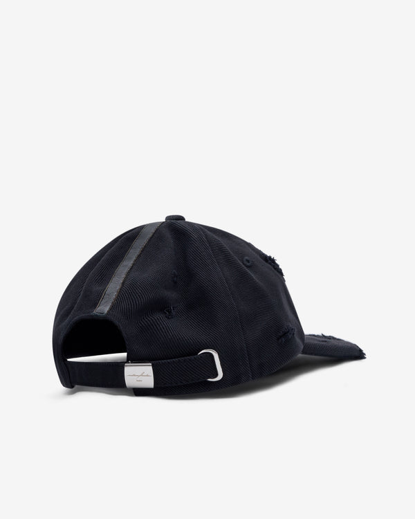 Matières Fécales - Symbol Leather Cap - (Black)