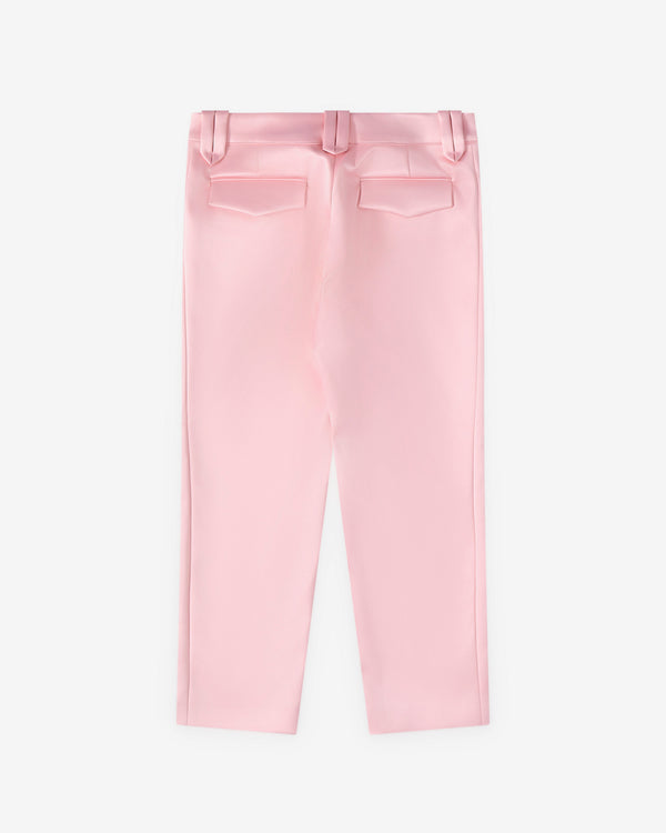 Vaquera - Women's Satin Cigarette Trousers - (Pink)
