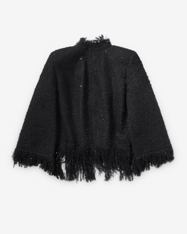 Matières Fécales - Women's Mademoiselle Tweed Jacket - (Black)