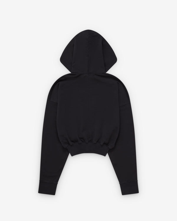 Matières Fécales -  Cult Cropped Hoodie - (Black)