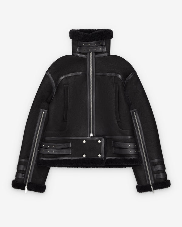 Matières Fécales - Augustin Shearling Coat - (Black)