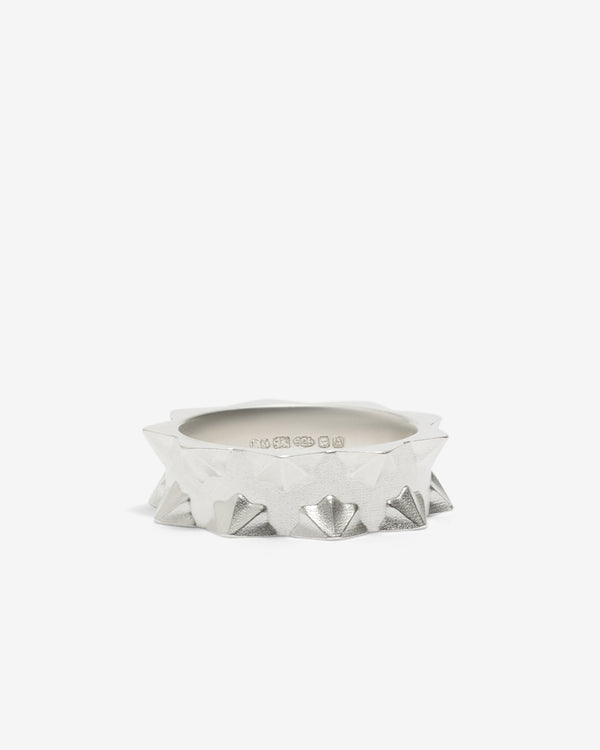 Fervent Moon - Iced Gem Ring - (Silver)