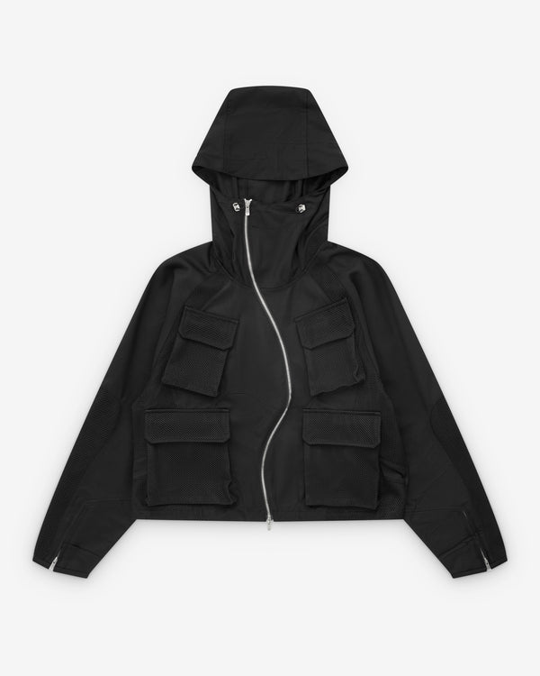 FFFPostalservice - Men's Aire Curved Zip Game Jacket - (Black)