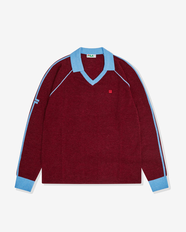 Fila - Men's F+ Line Squadra Knit Top - (Burgundy)