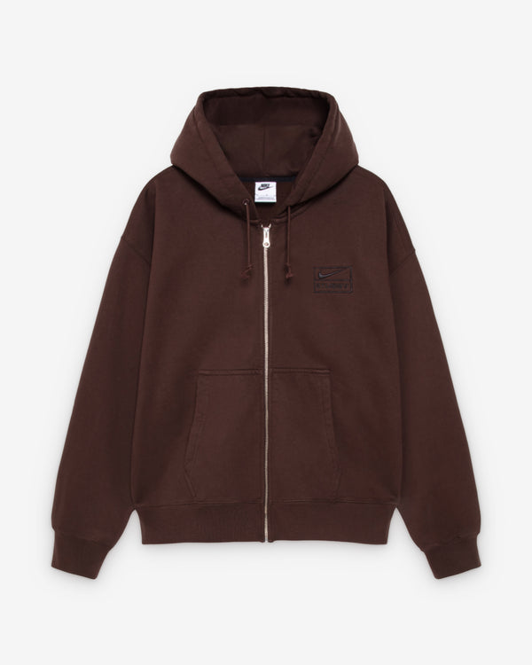 Stüssy - Nike Washed Fleece Hoodie - (Dark Cinder)