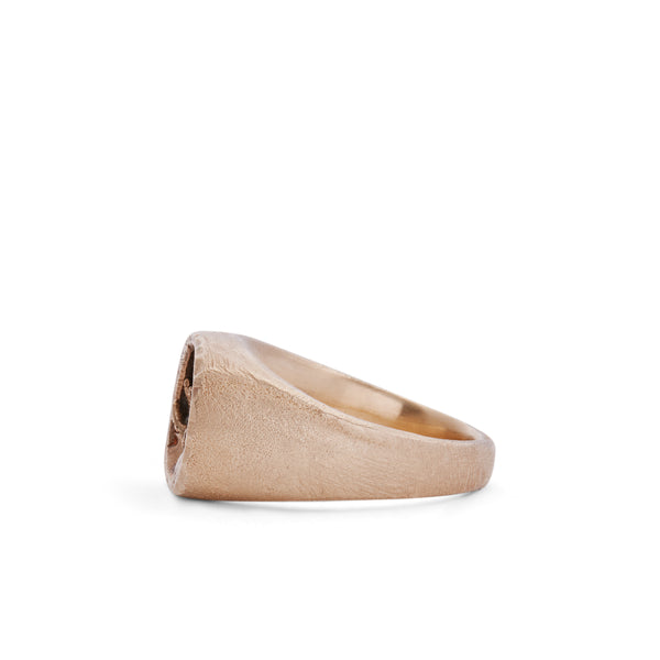 Fraser Hamilton - Amaranth Signet Ring - (Yellow Gold)