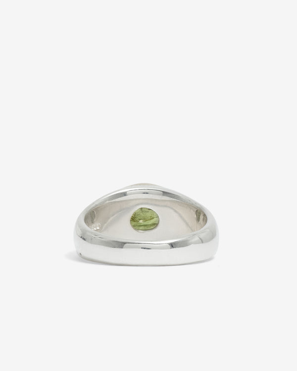 Frederick Grove - Yellow Sapphire With Bezel Ring - (Silver)