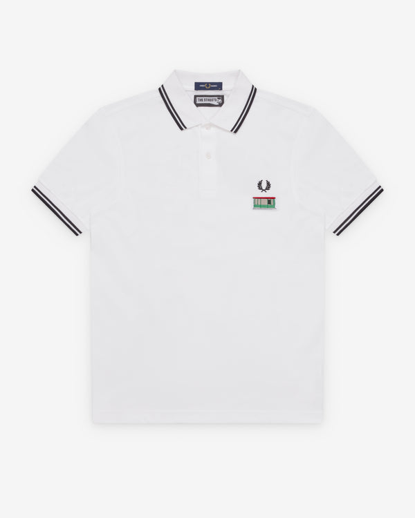 The Streets - Men's Fred Perry Bus Stop Polo Shirt - (White)