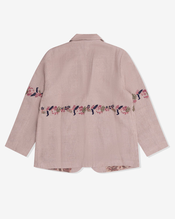 Kartik Research - Men’s Hand Embroidered Blazer  - (Cream)