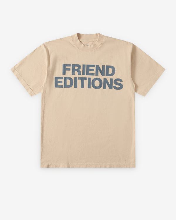 Friend Editions - Men's Logo Tee - (Beige)