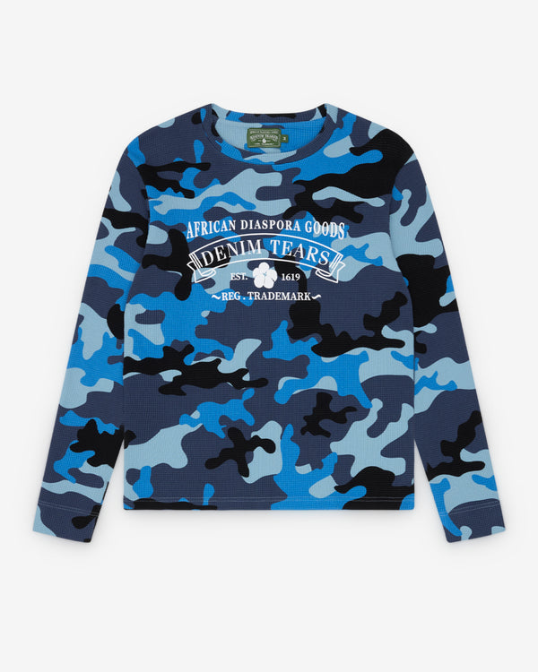 Denim Tears - Men's ADG Thermal - (Blue Camo)