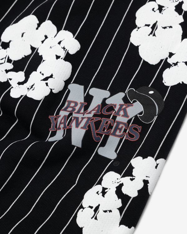 Denim Tears - Pinstripe Wreath Sweatpants  - (Black)