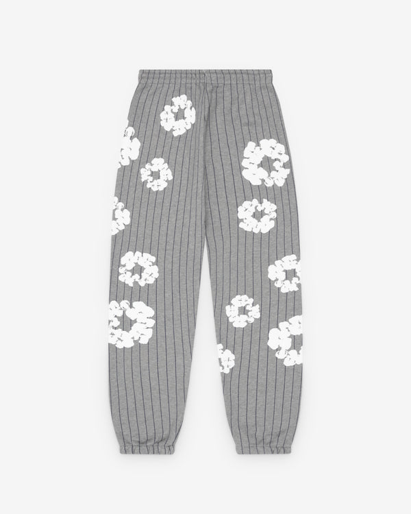 Denim Tears - Pinstripe Wreath Sweatpants - (Grey)