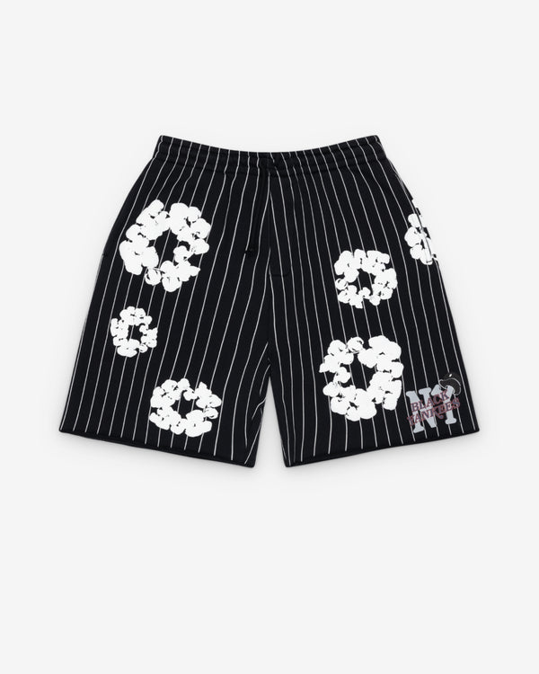Denim Tears - Pinstripe Wreath Shorts - (Black)
