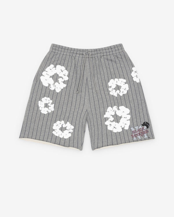 Denim Tears - Pinstripe Wreath Shorts - (Grey)