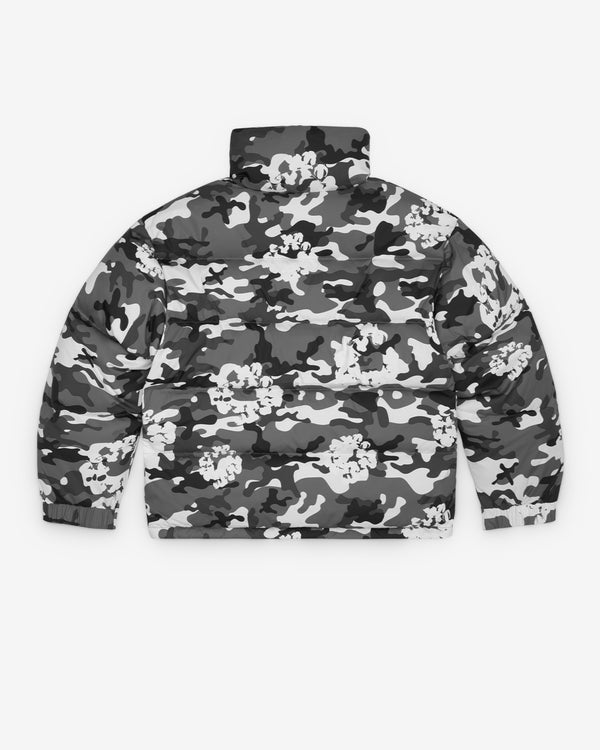 Denim Tears - Men's Cotton Wreath Puffer Jacket - (Camo)