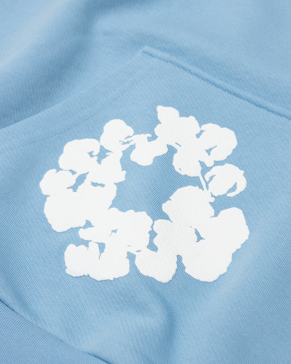 Denim Tears - Men's Cotton Wreath Hoodie - (Light Blue)