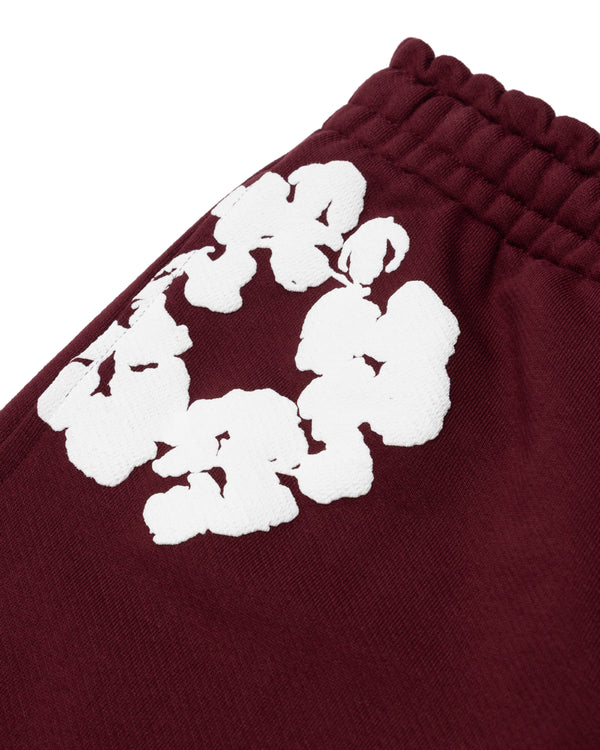 Denim Tears - Men's Cotton Wreath Sweatpants - (Burgundy)