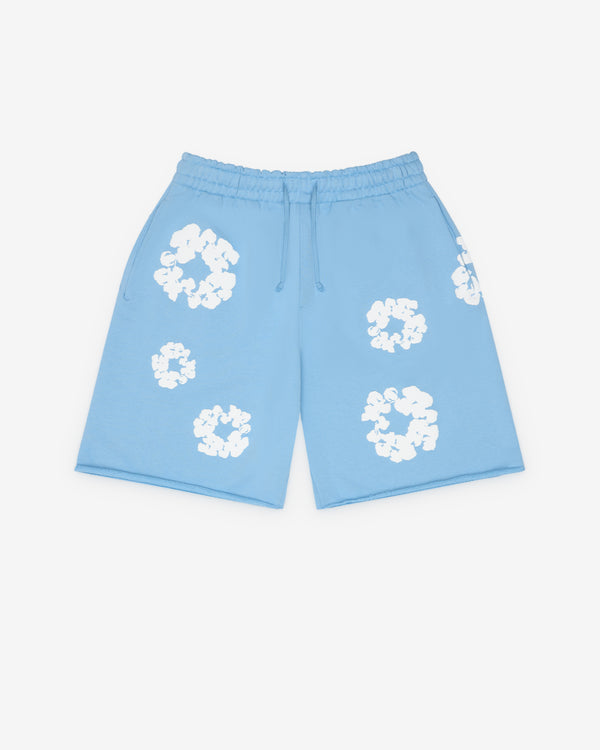 Denim Tears - Men's Cotton Wreath Sweatshorts - (Light Blue)