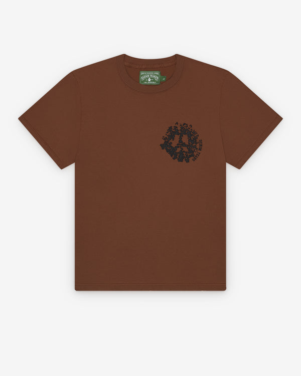 Denim Tears - Men's Denim University Ss Tee - (Brown/Black)