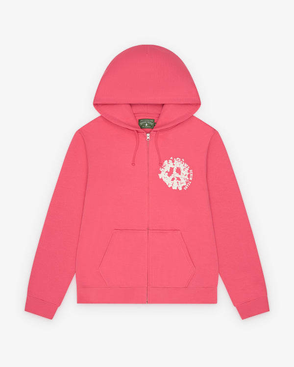 Denim Tears - Men's Denim University Zip Hoodie - (Pink)