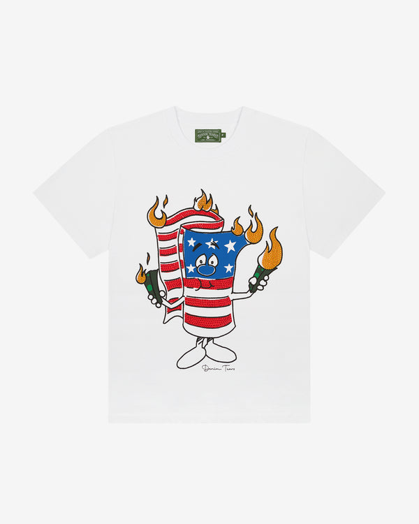 Denim Tears - Men's Firecracker T-Shirt - (White)