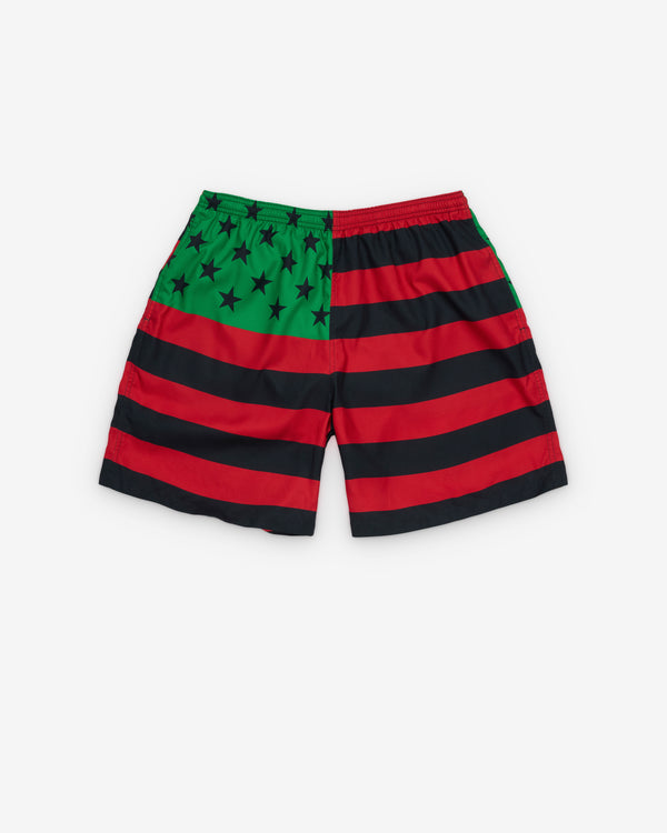 Denim Tears - Men's Every Tear Swim Trunks - (Red/Black)