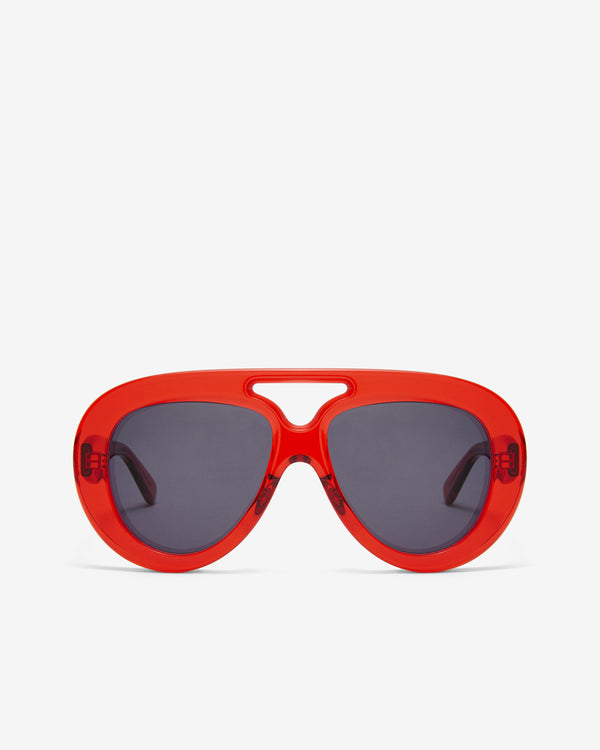 Loewe - Women's Round Spoiler Aviator Sunglasses - (Bright Red)