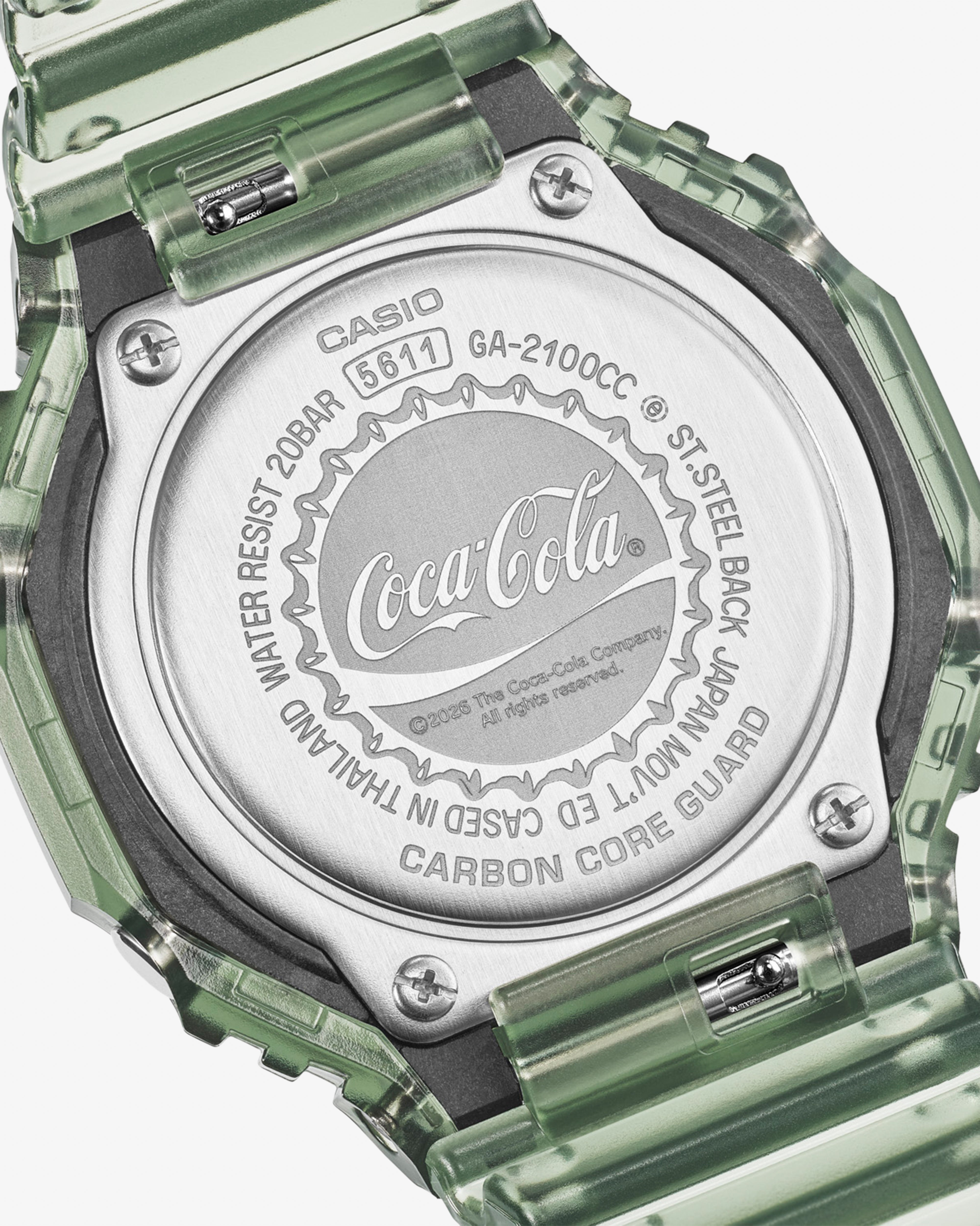 Casio: G-Shock Coca-Cola GA-2100CC-3AER (Green) | Dover Street