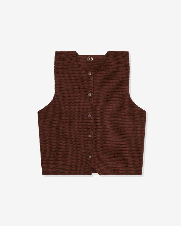 Gabriele Skucas - Women's Button Down Vest - (Espresso)