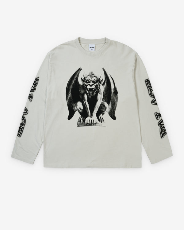 Palace - Men's Gargoyle Longsleeve - (Concrete Grey)