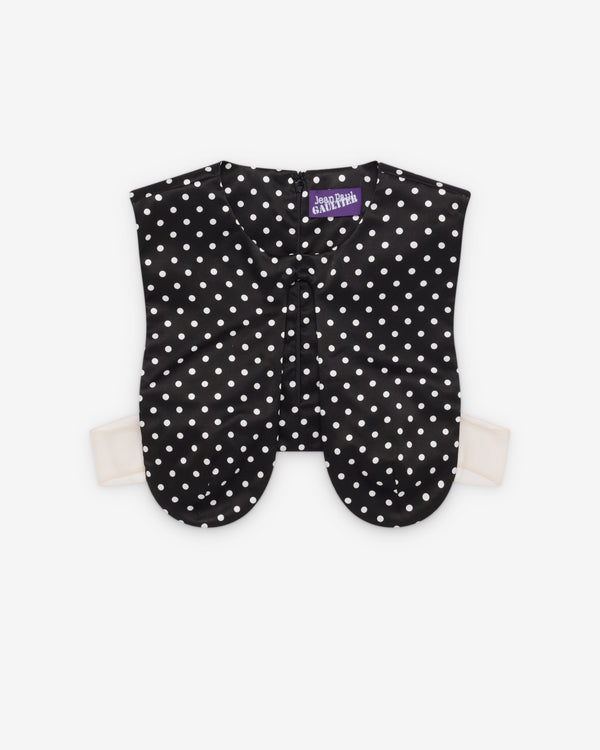 Jean Paul Gaultier - Women's Polka Dot Crop Top - (Black)