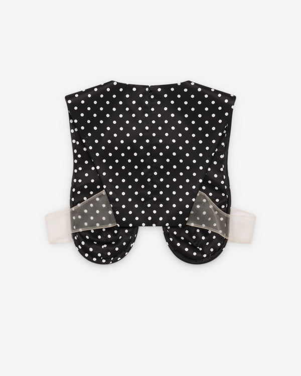Jean Paul Gaultier - Women's Polka Dot Crop Top - (Black)