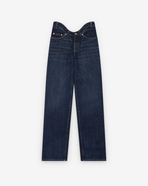 Jean Paul Gaultier - Women's Curved Denim Jeans - (Indigo)