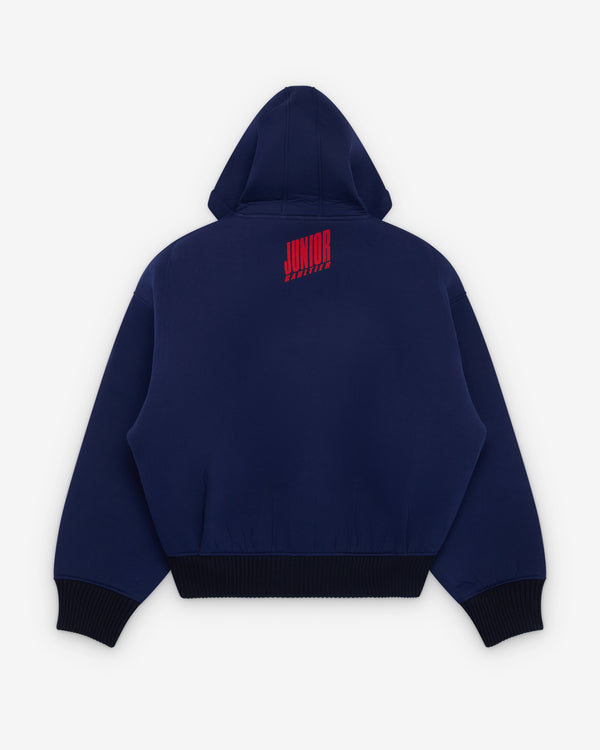 Jean Paul Gaultier - Women's Bonded Jersey Hoodie - (Navy)