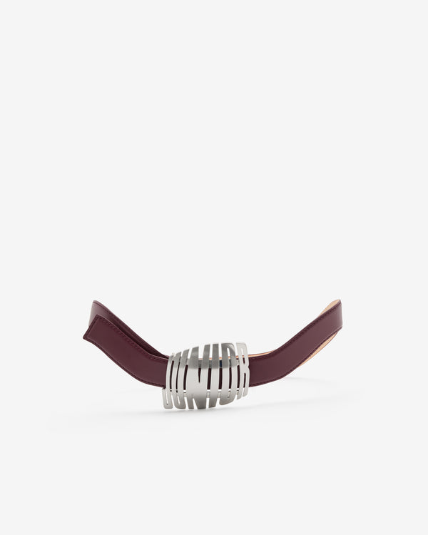 Jean Paul Gaultier - Women's Wavy Belt - (Bordeux)
