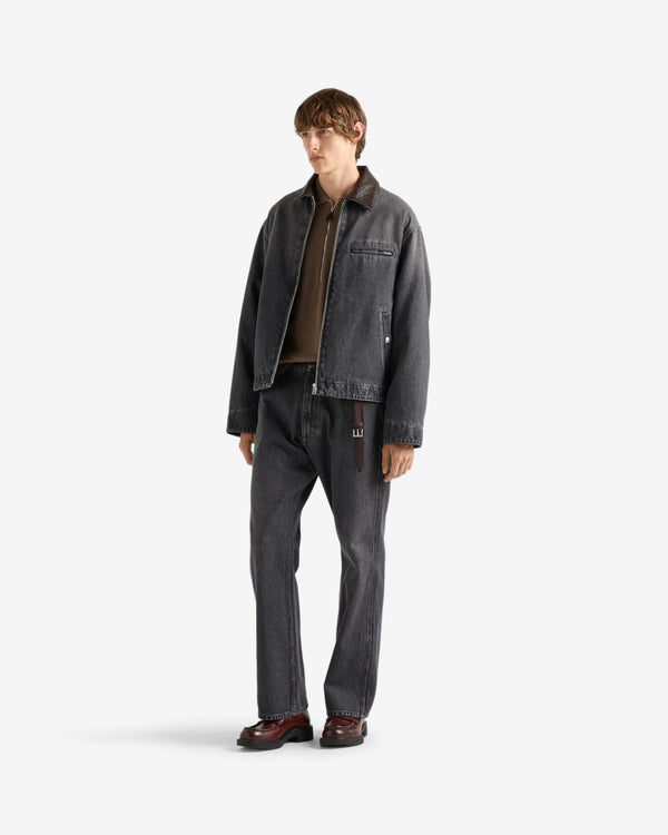 Prada  - Men's Black Denim Blouson Jacket - (Black)
