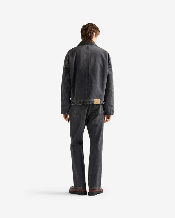 Prada  - Men's Black Denim Blouson Jacket - (Black)