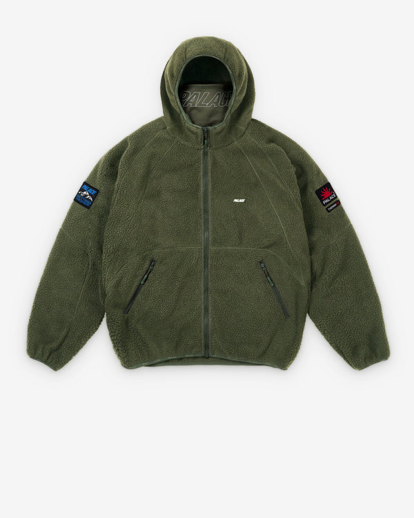 Palace - Getting Higher Therma Fleece Jacket - (Deep Green)