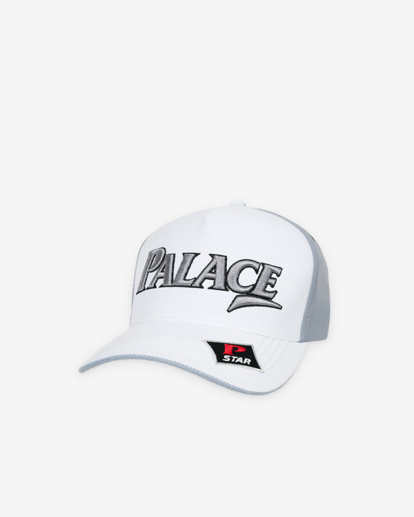 Palace - Men's Golf P-Frame 5-Panel Snapback - (Black/White)